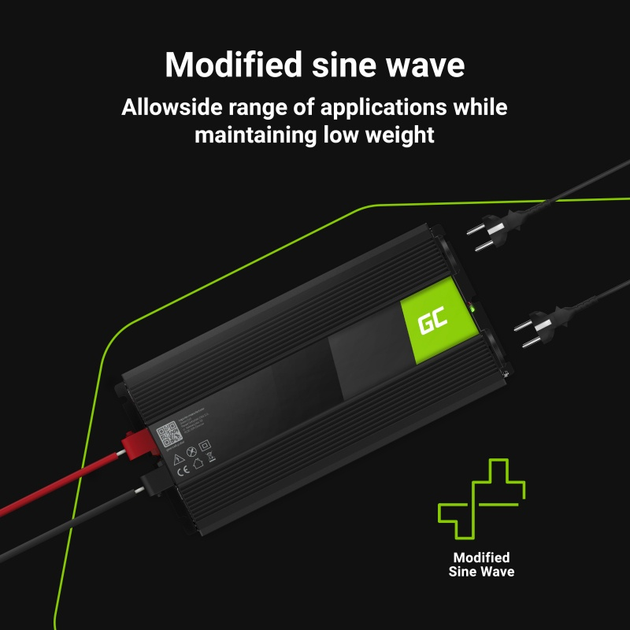 Інвертор Greencell INV12 перетворювач 3000/6000 Вт (5902719427916) - зображення 6