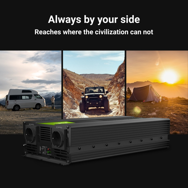Інвертор Greencell INV12 перетворювач 3000/6000 Вт (5902719427916) - зображення 8