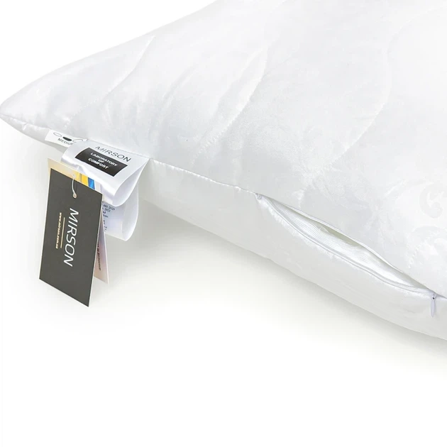 Подушка антиаллергенная MirSon №1510 Eco Light White Soft Tracery (2200004208985) - изображение 6