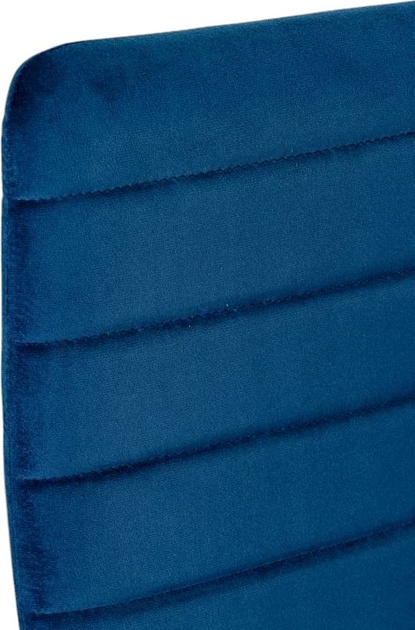 Zestaw krzeseł do kuchni i salonu ModernHome by Multistore VELVET 4 szt Blue (5904224306717) - obraz 5