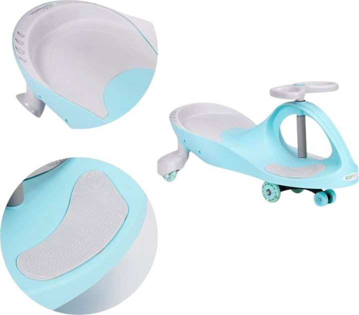 Толокар EcoToys YM-SW-1 LED Blue (5905817004188) - зображення 7