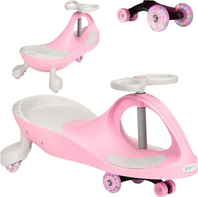 Толокар EcoToys YM-SW-1 LED Pink (5905817003013) - зображення 8