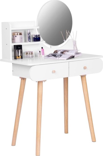 Туалетний столик ModernHome by Multistore CHDT05 White (5905817001675) - зображення 4