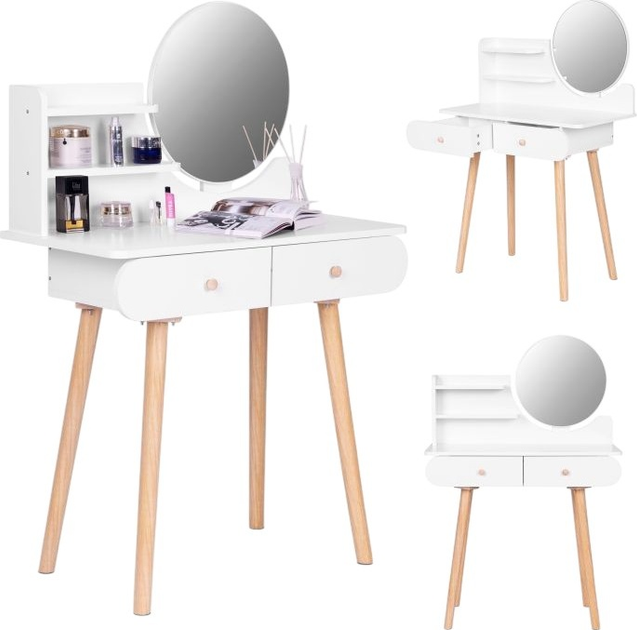 Туалетний столик ModernHome by Multistore CHDT05 White (5905817001675) - зображення 8