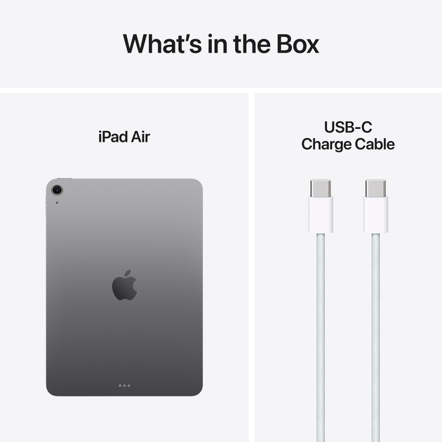 Tablet Apple iPad Air 11" M3 2025 Wi-Fi 256GB Space Grey (MCA14) - obraz 10