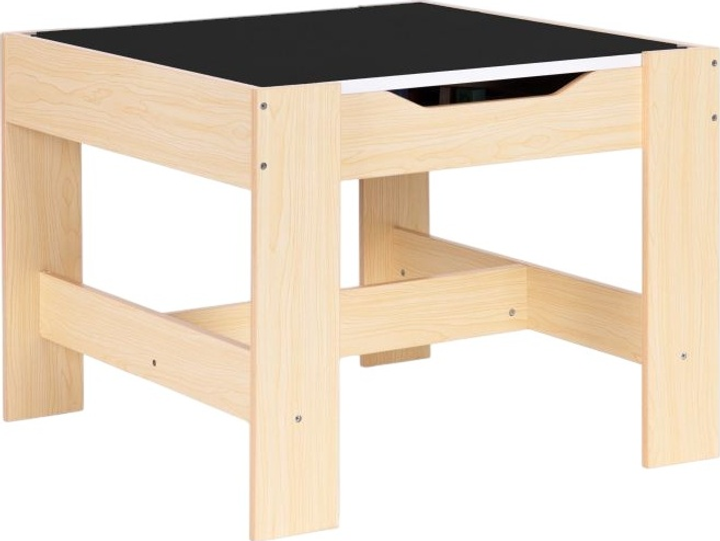 Zestaw dziecięcy EcoToys stół z 2 krzesełkami i blatem do rysowania kredą (ZKC-1C) (5905817006755) - obraz 11