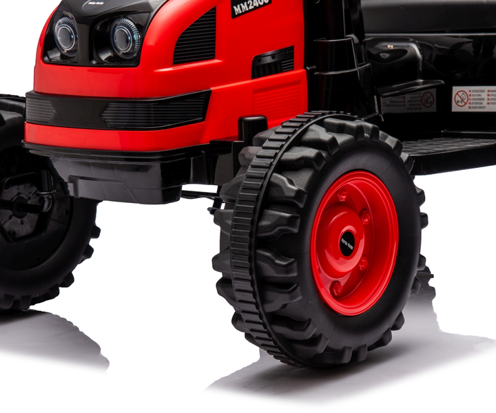 Ciągnik elektryczny dla dzieci Milly Mally Farmer z przyczepą Red 5741 (5901761129083) - obraz 6