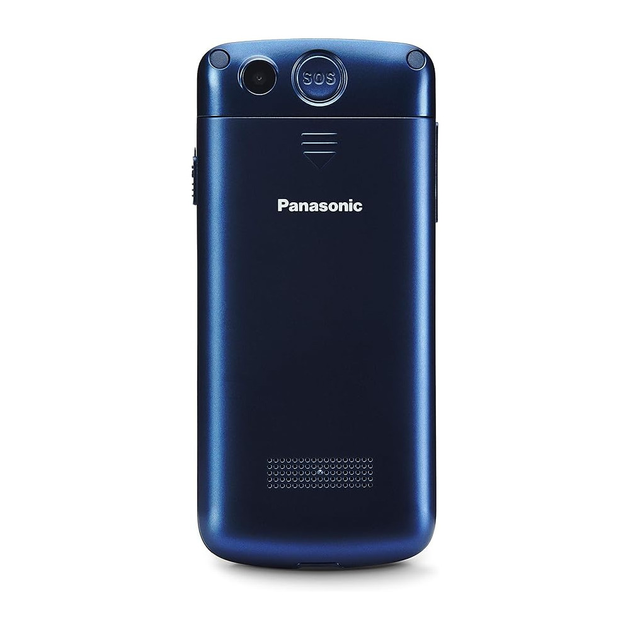 Мобильный телефон Panasonic Blue Dual SIM, аккумулятор Li-Ion 1000 мАч (KX-TU110EXB) - изображение 3