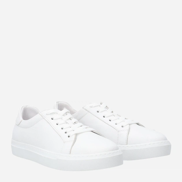 Trampki damskie skórzane do kostki Venezia A004LEWHOSP118 41 (8UK) 26.5 cm Białe (5906140778876) - obraz 4