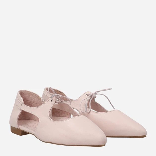 Жіночі балетки зі шкіри Venezia A034LEPIOBA118 36 (3UK) 23.5 см Бежеві (5906140781234) - зображення 4