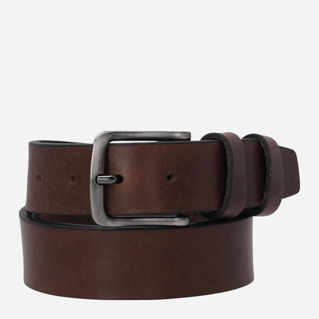 Ремінь чоловічий шкіряний Venezia B006LEBRPAS149 115 см Коричневий (5906140766170) - зображення 3
