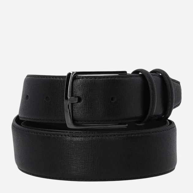 Ремінь чоловічий шкіряний Venezia B013LEBLPAS149 115 см Чорний (5906140766217) - зображення 3