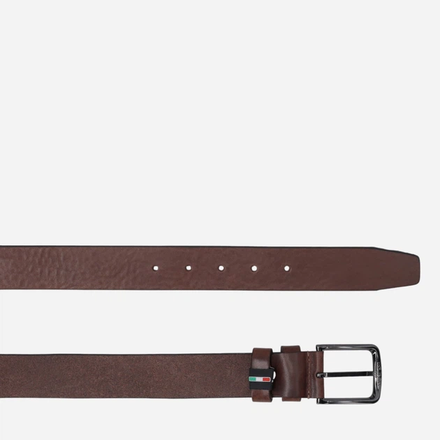 Ремінь чоловічий шкіряний Venezia B006LEBRPAS149 115 см Коричневий (5906140766170) - зображення 4