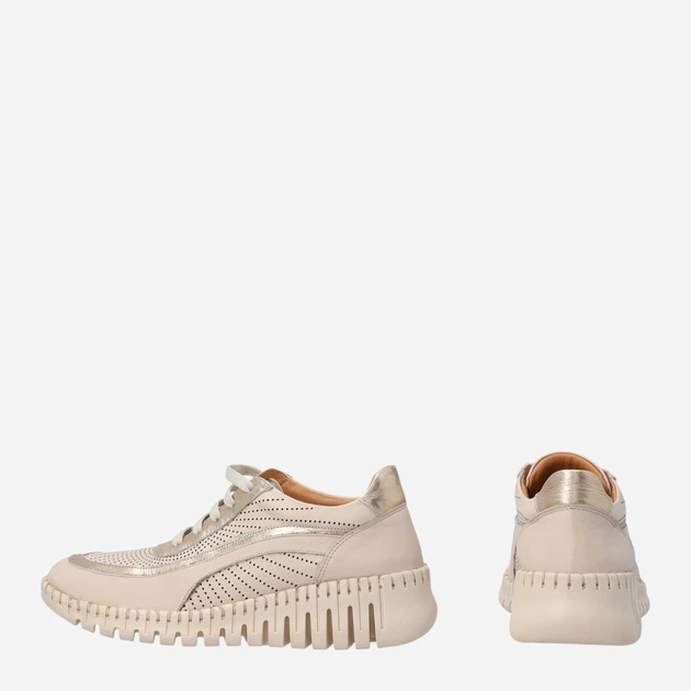 Жіночі снікери Venezia B071LEBEOSP043 36 (3UK) 23.5 см Бежеві (5906140793213) - зображення 3