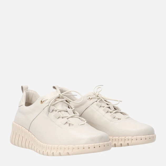 Жіночі туфлі зі шкіри Venezia B069LEWHOSP043 37 (4UK) 24 см Бежеві (5906140793107) - зображення 4