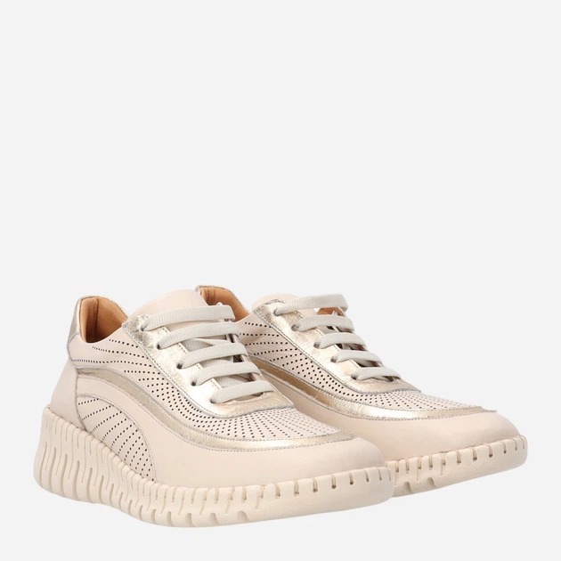 Жіночі снікери Venezia B071LEBEOSP043 37 (4UK) 24 см Бежеві (5906140793220) - зображення 4