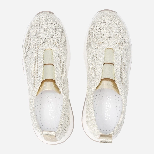 Жіночі сліпони Venezia B088MTBGOSP043 37 (4UK) 24 см Білі (5906140793596) - зображення 5