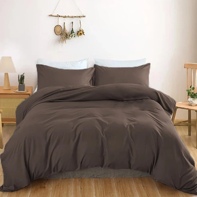 Наволочка MirSon Light Pro 10-010 Brown Satin 40x60 см (2200010173796) - изображение 2