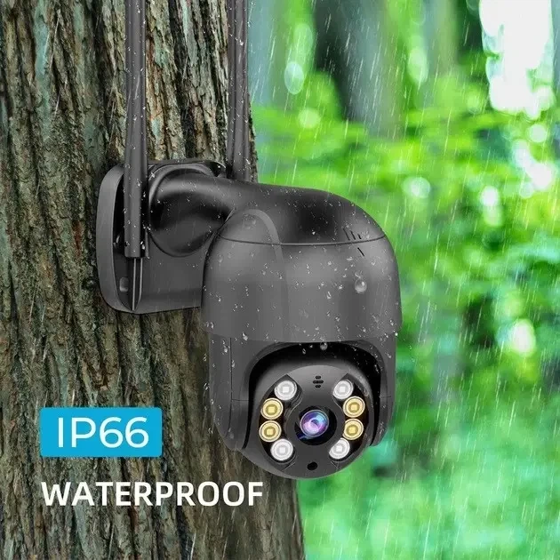 Ip Wi-Fi камера видеонаблюдения 3Mp уличная поворотная умная с удаленным доступом iCSee - изображение 3