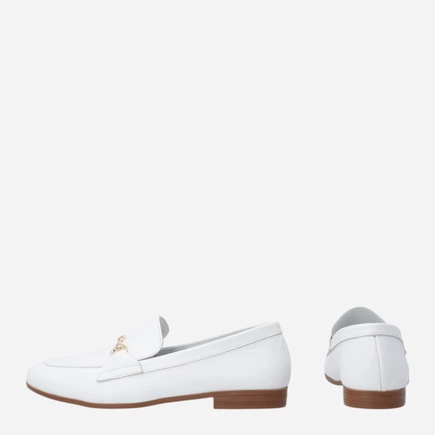 Жіночі сліпери зі шкіри Venezia E057LEWHOBM029 39 (6UK) 25 см Білі (5906140872222) - зображення 3