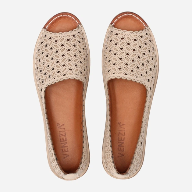 Жіночі сліпони Venezia E137LEBEOBM029 36 (3UK) 23.5 см Бежеві (5906140849606) - зображення 5