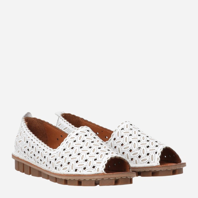 Жіночі сліпони Venezia E137LEWHOBM029 39 (6UK) 25 см Білі (5906140849811) - зображення 4