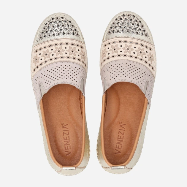 Жіночі сліпони Venezia E138LEGOOBM029 36 (3UK) 23.5 см Золотисті (5906140849842) - зображення 5