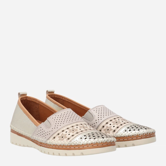 Жіночі сліпони Venezia E138LEGOOBM029 40 (7UK) 26 см Золотисті (5906140849880) - зображення 4