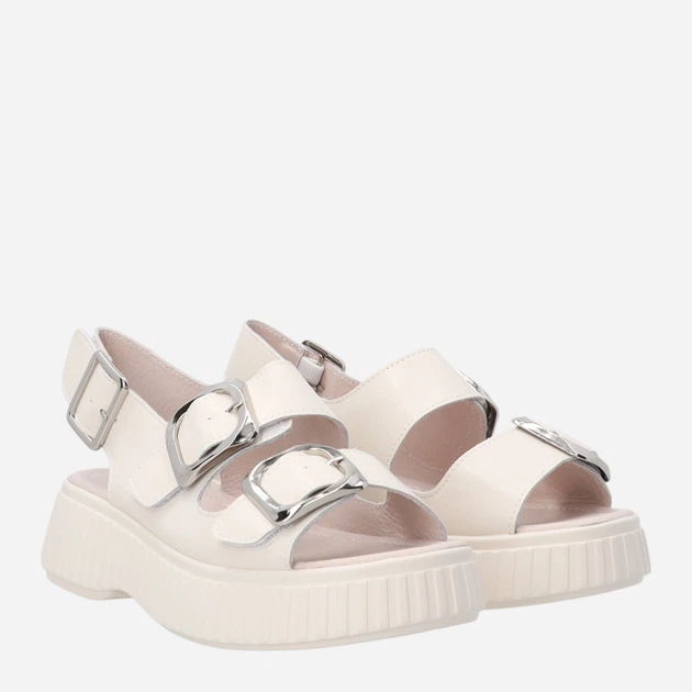 Жіночі сандалії Venezia G066LEBEOBS006 38 (5UK) 24.4 см Бежеві (5906140682432) - зображення 4