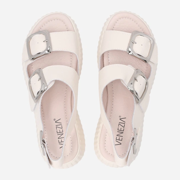 Жіночі сандалії Venezia G066LEBEOBS006 38 (5UK) 24.4 см Бежеві (5906140682432) - зображення 5