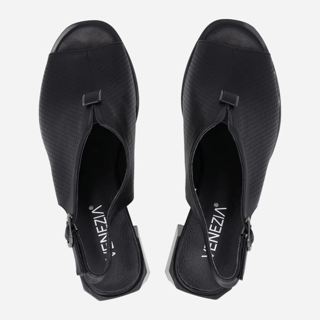 Sandały damskie na słupku Venezia G068LEBLOBS006 36 (3UK) 23.5 cm Czarne (5906140682715) - obraz 5