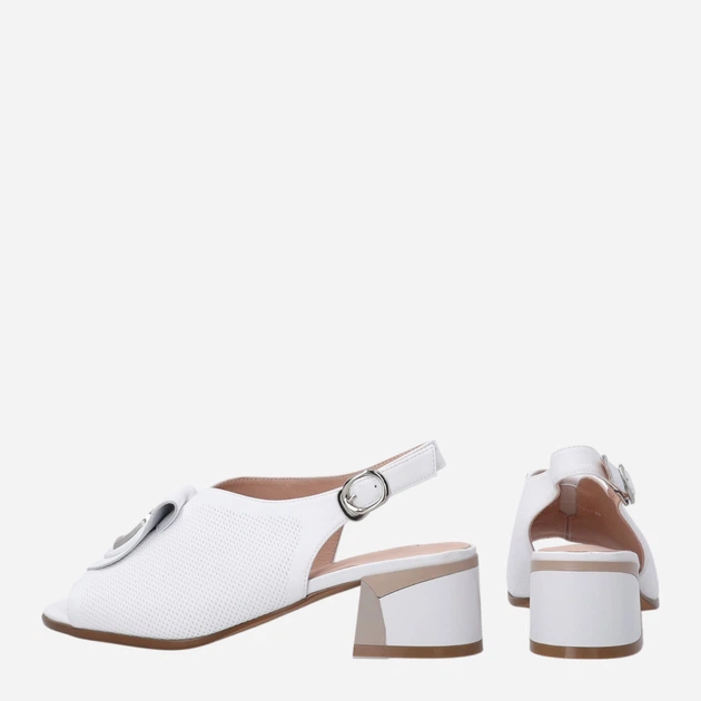 Жіночі босоніжки Venezia G071LEWHOBS006 36 (3UK) 23.5 см Білі (5906140682777) - зображення 3