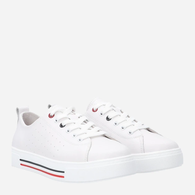 Жіночі кеди низькі Venezia G081LEWHOSP006 37 (4UK) 24 см Білі (5906140683743) - зображення 4