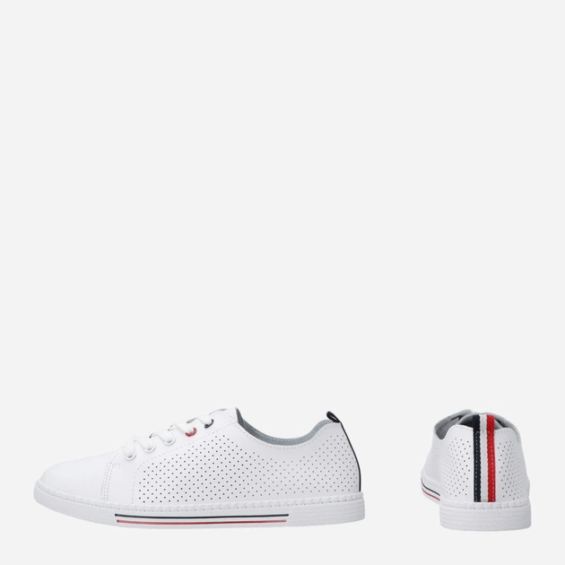 Trampki damskie skórzane do kostki Venezia G094LEWHOSP006 39 (6UK) 25 cm Białe (5906140684900) - obraz 3