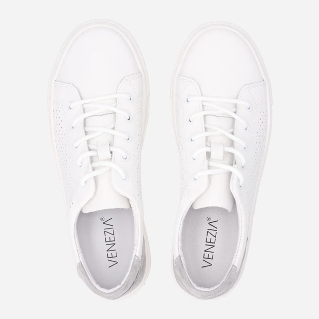 Жіночі кеди низькі Venezia G095LEWHOSP006 38 (5UK) 24.4 см Білі (5906140684955) - зображення 5