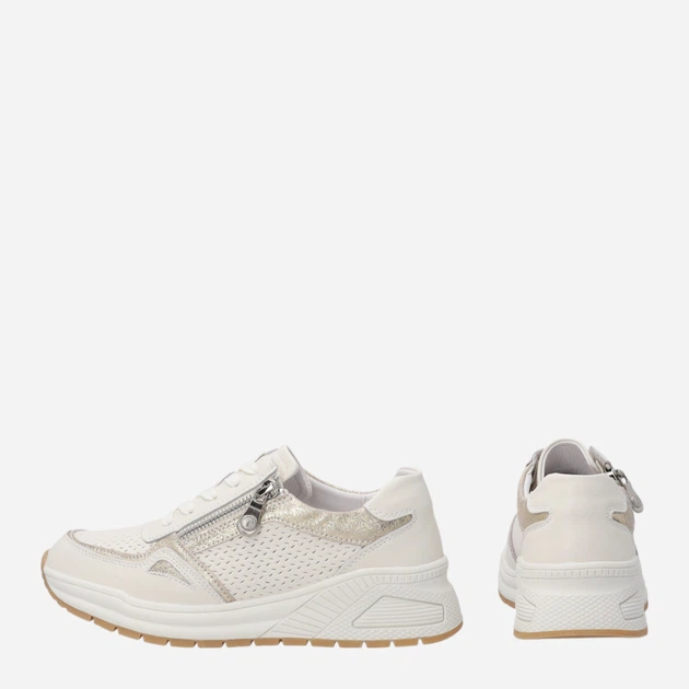 Sneakersy damskie Venezia G100LEBGOSP006 38 (5UK) 24.4 cm Beżowe (5906140685310) - obraz 3