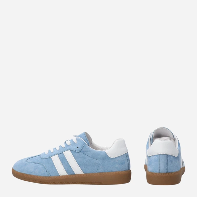 Trampki damskie skórzane do kostki Venezia G124SUBUOSP006 38 (5UK) 24.4 cm Błękitne (5906140687956) - obraz 3