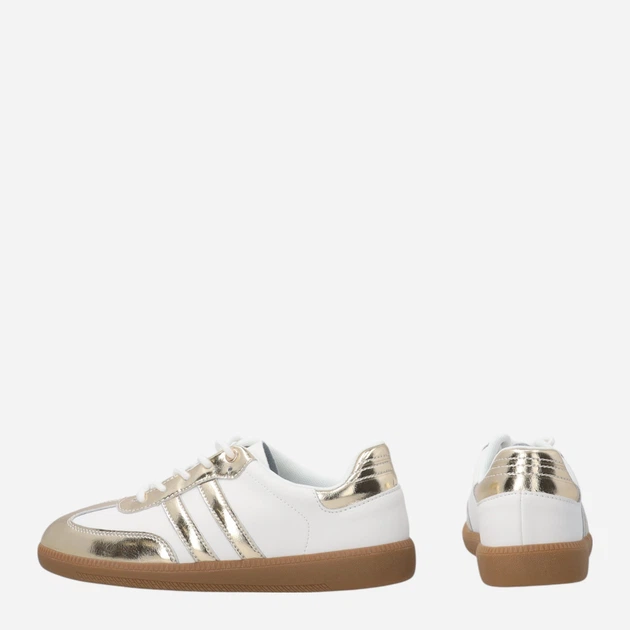 Жіночі кеди низькі Venezia G125LEWOOSP006 39 (6UK) 25 см Білі (5906140688021) - зображення 3