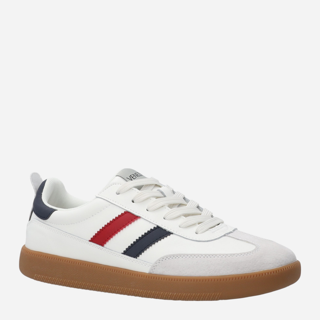 Sneakersy męskie skórzane do kostki Venezia G151LEWHMSP006 39 (6UK) 25 cm Białe (5906140703861) - obraz 2