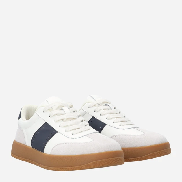 Sneakersy męskie skórzane do kostki Venezia G152LEWHMSP006 41 (8UK) 26.5 cm Białe (5906140679777) - obraz 4