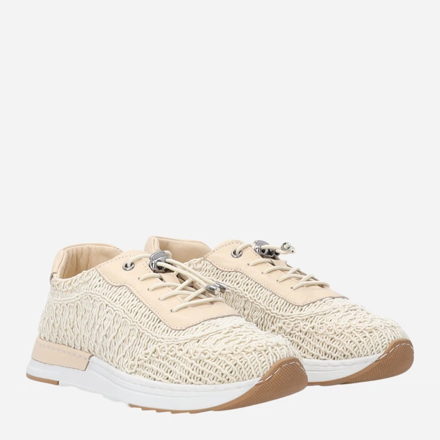 Жіночі снікери Venezia H046MTBEOSP052 36 (3UK) 23.5 см Бежеві (5906140819968) - зображення 4