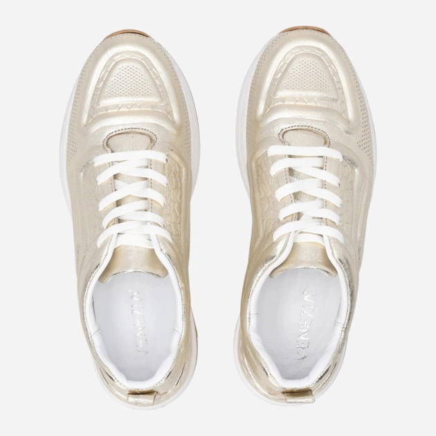 Жіночі снікери Venezia H049LEGOOSP052 39 (6UK) 25 см Золотисті (5906140820414) - зображення 5