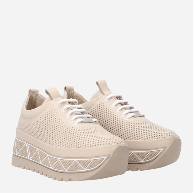 Жіночі туфлі зі шкіри Venezia I068LEBEOSP158 39 (6UK) 25 см Бежеві (5906140817919) - зображення 4