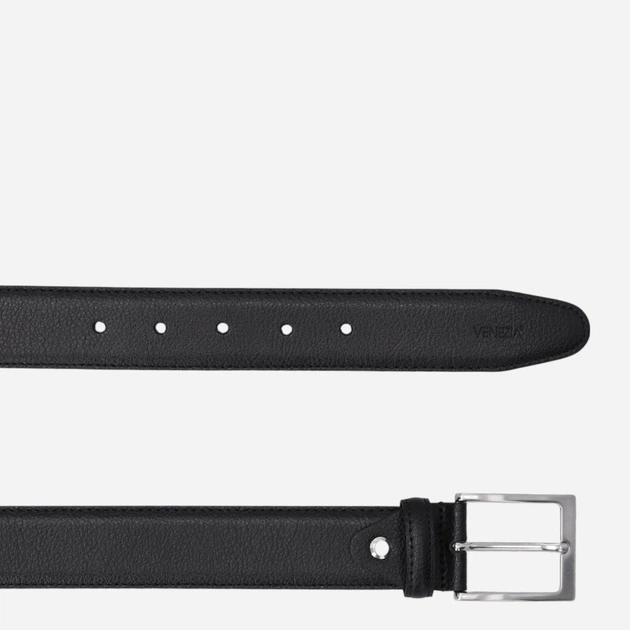 Pasek męski skórzany Venezia J076LEBLPAS098 XL Czarny (5906140941720) - obraz 4