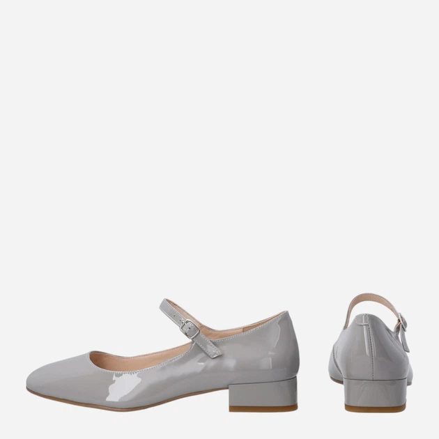 Buty Mary Jane damskie lakierowane Venezia L004PAGEOBC141 37 (4UK) 24 cm Szare (5906140721421) - obraz 3