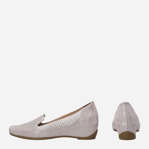 Жіночі сліпери зі шкіри Venezia L111LESIOBM034 37 (4UK) 24 см Сірі (5906140845004) - зображення 3