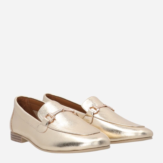 Lordsy damskie skórzane Venezia M004LEGOOBM140 38 (5UK) 24.4 cm Złote (5906140860564) - obraz 4