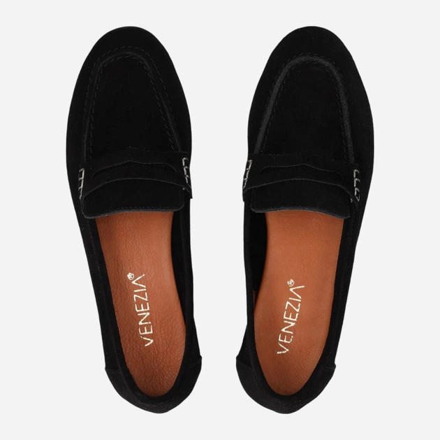 Жіночі сліпери зі шкіри Venezia N006SUBLOBM125 36 (3UK) 23.5 см Чорні (5906140857397) - зображення 5