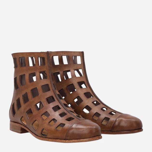 Жіночі туфлі зі шкіри Venezia P019LEBROBB022 38 (5UK) 24.4 см Коричневі (5906140798034) - зображення 4