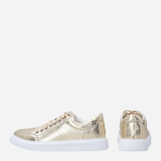 Trampki damskie skórzane do kostki Venezia R046LEGOOSP047 40 (7UK) 26 cm Złote (5906140824511) - obraz 3